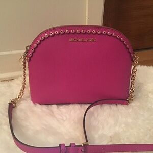 Michael Kors cross body bag, magenta colour
